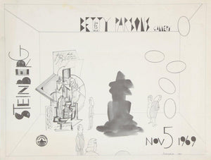 Betty Parsons Gallery Poster | Saul Steinberg,{{product.type}}