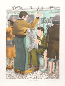 Between Stations Lithograph | Richard Egielski,{{product.type}}