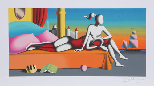 Beyond Forever Screenprint | Mark Kostabi,{{product.type}}