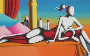 Beyond Forever Screenprint | Mark Kostabi,{{product.type}}