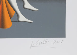 Beyond Forever Screenprint | Mark Kostabi,{{product.type}}