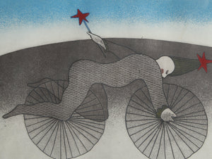 Bicycle Man Etching | Peter Barger,{{product.type}}