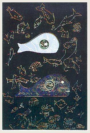 Big Fish Eat Little Fish #2 Etching | Martin Barooshian,{{product.type}}