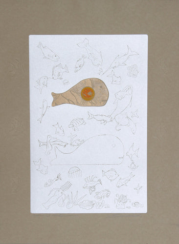 Big Fish Little Fish 2, Unique 3 Etching | Martin Barooshian,{{product.type}}