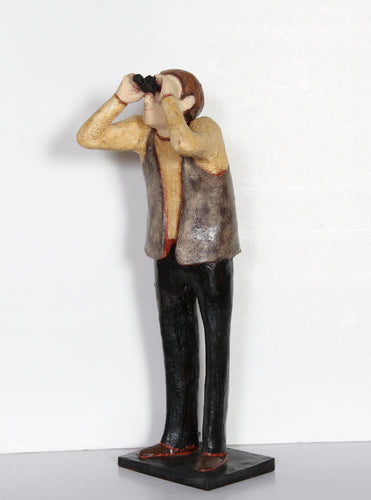 Binocular Man Ceramic | Hilda Steckel,{{product.type}}