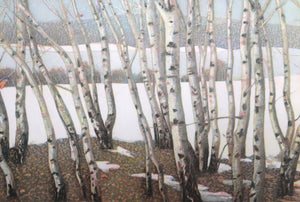 Birches Etching | Marco Zambrelli,{{product.type}}