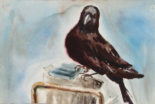 Bird and Reill Market (68) Watercolor | Eve Nethercott,{{product.type}}
