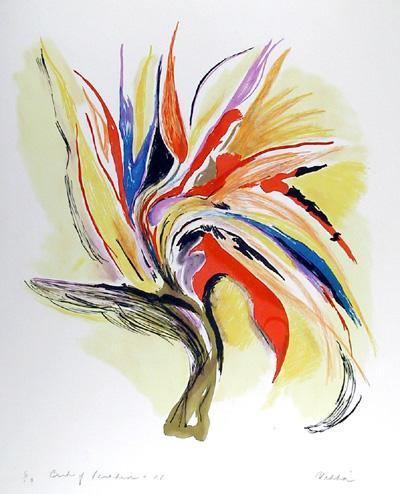 Bird of Paradise II Lithograph | Vick Vibha,{{product.type}}