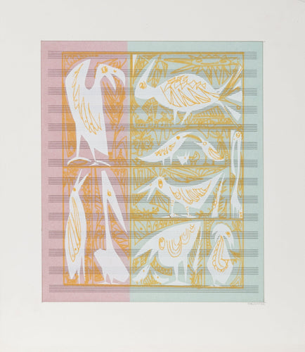 Birds Lithograph | Walter Spruyt,{{product.type}}