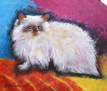 Birmon Cat Watercolor | Erik Freyman,{{product.type}}