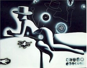 Birth Control Oil | Mark Kostabi,{{product.type}}