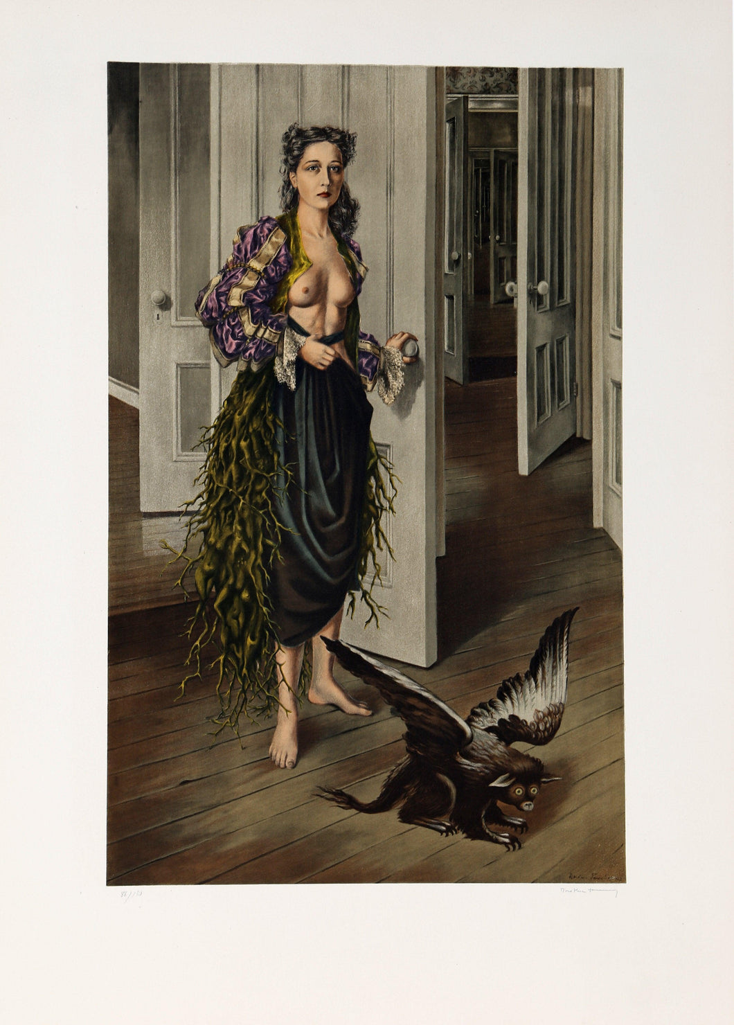 Birthday (Self Portrait at age 30, 1942) Lithograph | Dorothea Tanning,{{product.type}}