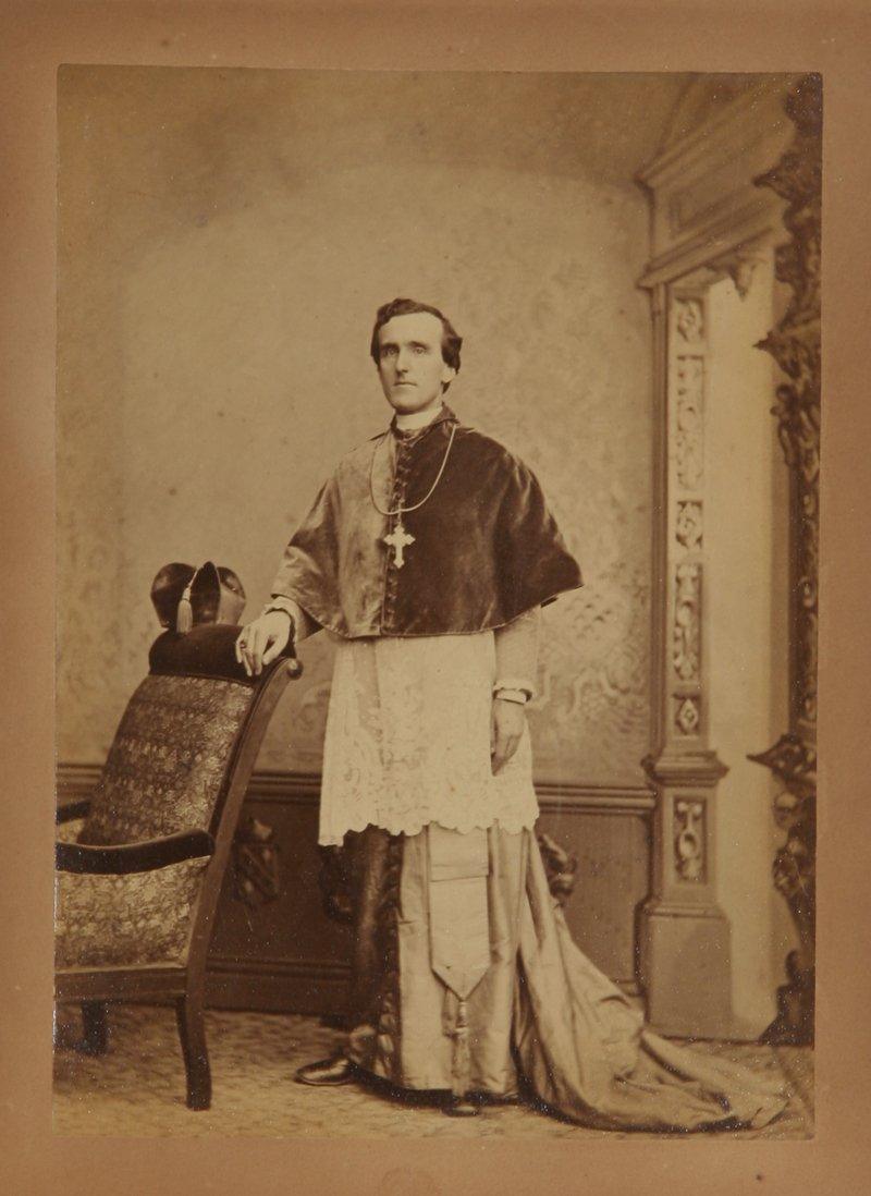 Bishop in Vestments Portrait Black and White | Unknown Artist,{{product.type}}