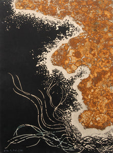 Black and Gold Camp Etching | Yannick Ballif,{{product.type}}