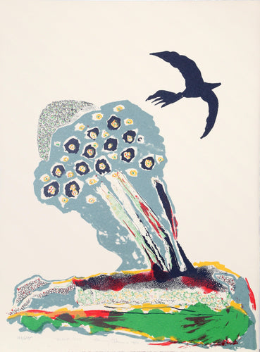Black Bird Lithograph | Benny Andrews,{{product.type}}