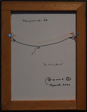 Black, Blue, Orange on White Acrylic | BONO,{{product.type}}