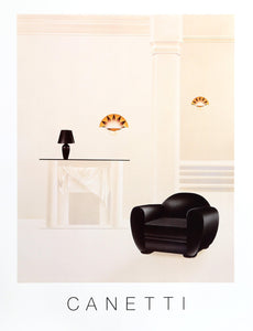 Black Chair Poster | Michel Canetti,{{product.type}}