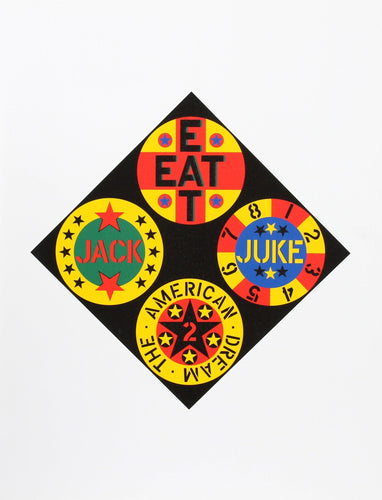 Black Diamond from the American Dream Portfolio Screenprint | Robert Indiana,{{product.type}}
