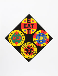 Black Diamond from the American Dream Portfolio Screenprint | Robert Indiana,{{product.type}}