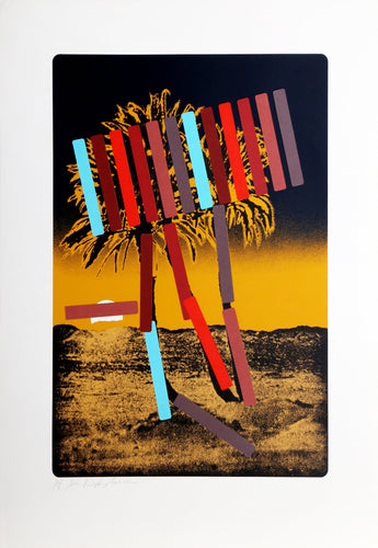 Black Palm Screenprint | Menashe Kadishman,{{product.type}}