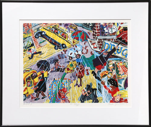 Blewy I Lithograph | Red Grooms,{{product.type}}