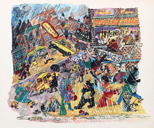 Blewy II Lithograph | Red Grooms,{{product.type}}