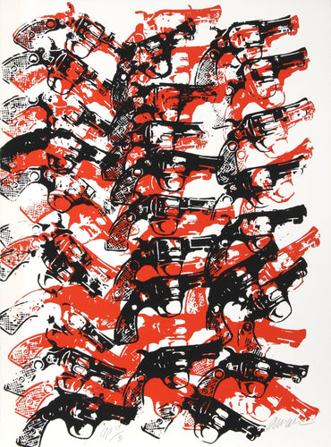 Bloody Guns Screenprint | Arman,{{product.type}}