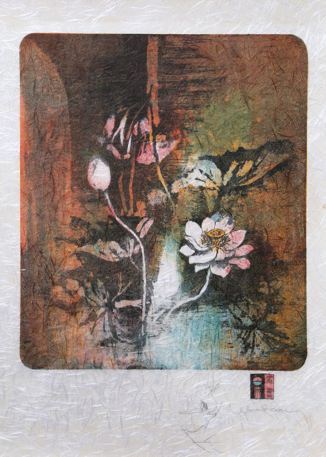 Blossoming Flowers Lithograph | Lebadang (aka Hoi),{{product.type}}