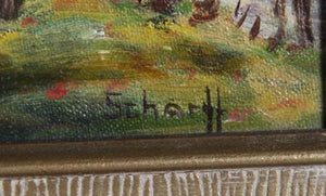 Blossoming Trees Oil | Erna S. Scharff,{{product.type}}