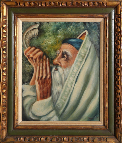 Blowing the Shofar Oil | Bosnovich,{{product.type}}