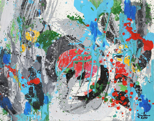 Blue Abstract 11 Acrylic | Jenik Cook,{{product.type}}