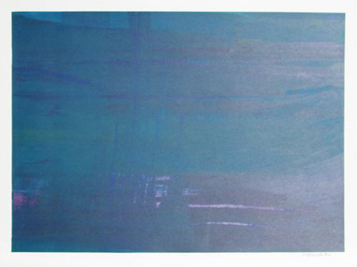 Blue and Purple Abstract Mixed Media | Larry Middlestadt,{{product.type}}