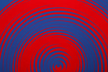 Blue and Red Spirals Screenprint | Getulio Alviani,{{product.type}}