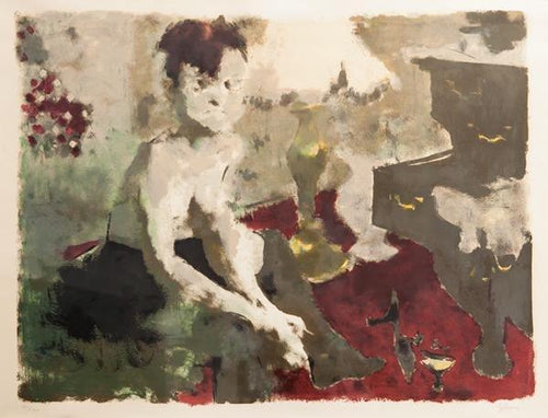 Blue Angel Lithograph | Jack Levine,{{product.type}}