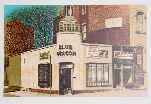 Blue Beacon Screenprint | John Baeder,{{product.type}}