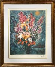 Blue Bouquet Lithograph | Marc Chagall,{{product.type}}