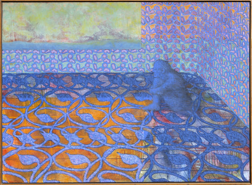 Blue Corner Oil | Richard Hagerty,{{product.type}}