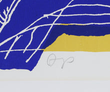 Blue Flowers Screenprint | Aaron Schone,{{product.type}}