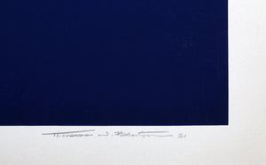 Blue Knight Screenprint | Thomas W. Benton,{{product.type}}