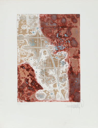 Blue Mountain + Spiritual Nature Etching | Bimal Banerjee,{{product.type}}