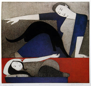 Blue Robe Poster | Will Barnet,{{product.type}}