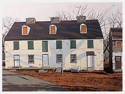 Blue Roule Lithograph | Dennis Goldsborough,{{product.type}}