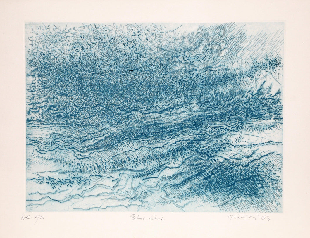 Blue Surf Etching | Gabor Peterdi,{{product.type}}