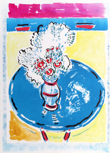 Blue Table 2 lithograph | Wayne Ensrud,{{product.type}}