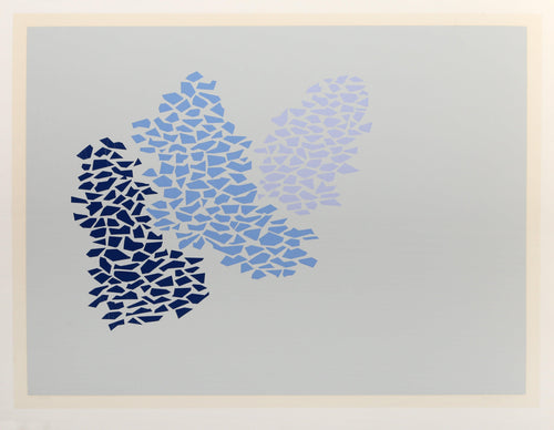 Blue Tones Screenprint | Robert Goodnough,{{product.type}}