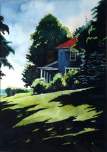 Blue Waves Watercolor | Jon Carsman,{{product.type}}