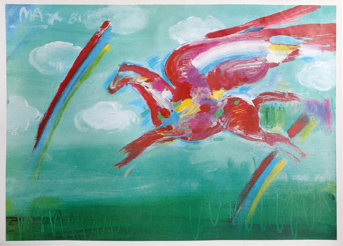 Bluegrass Pegasus Poster | Peter Max,{{product.type}}