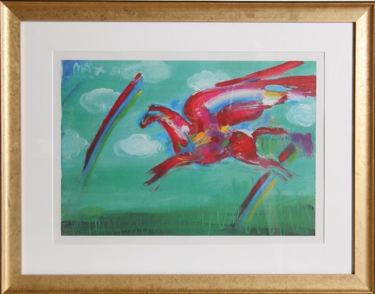 Bluegrass Pegasus Poster | Peter Max,{{product.type}}