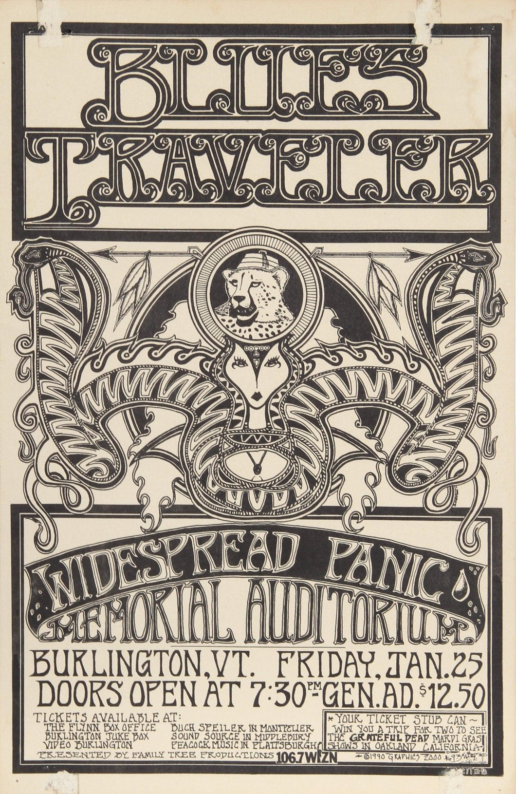 Blues Traveler / Widespread Panic Poster | Unknown Artist,{{product.type}}
