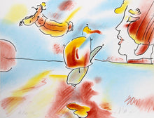 Boat Flyer Lithograph | Peter Max,{{product.type}}